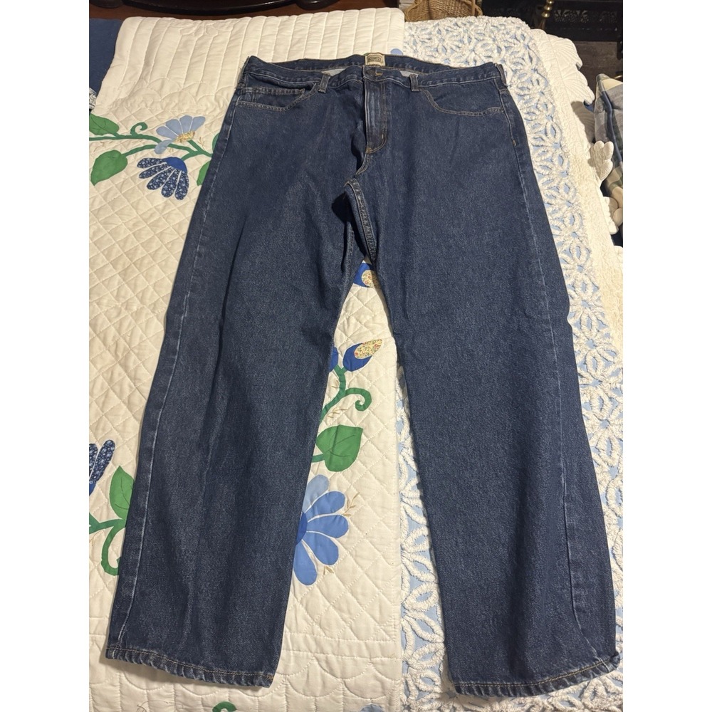 C.E. Schmidt Workwear Men's Blue Denim Jeans Size 44x32 Regular Fit Cotton